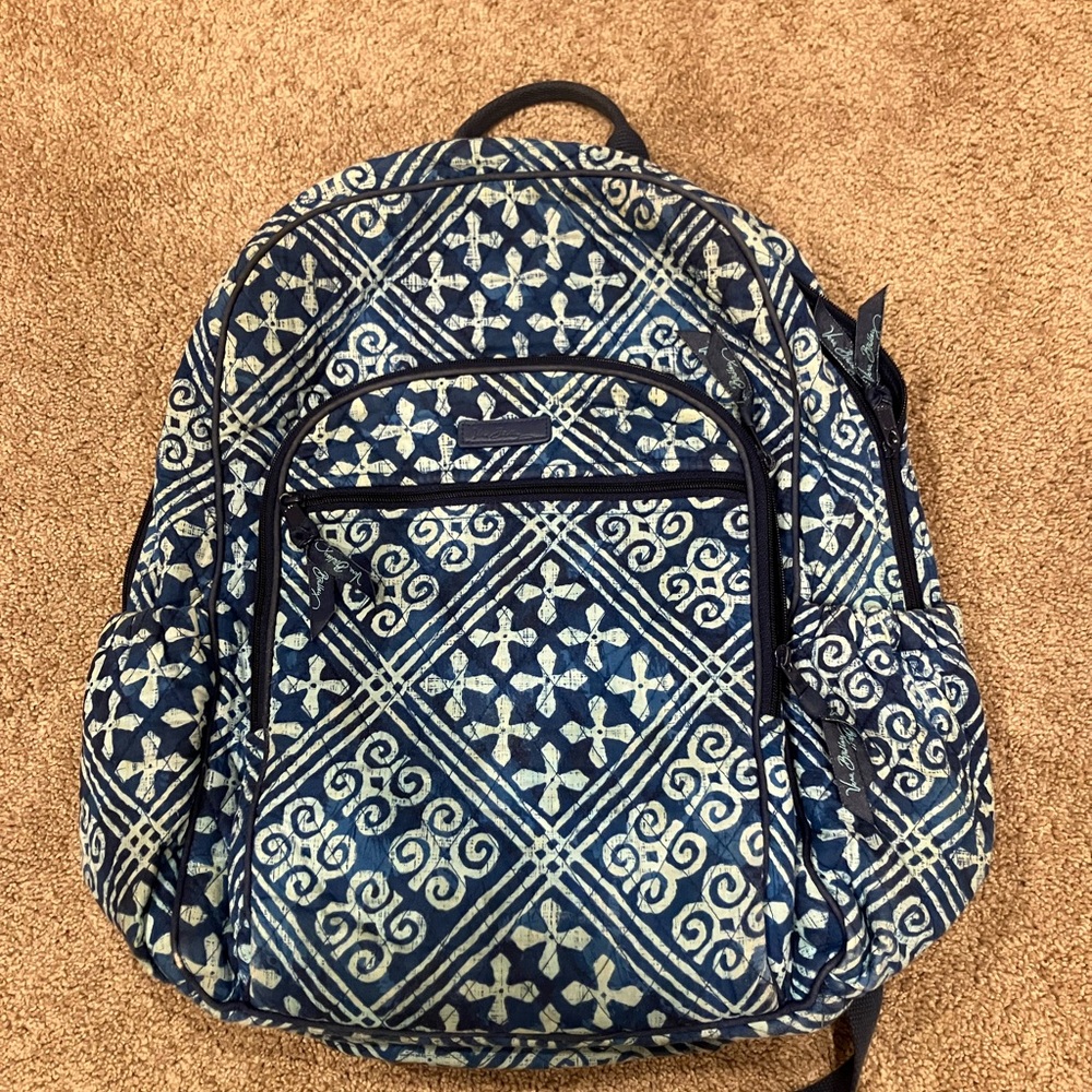 Vera Bradley blue batik print Backpack